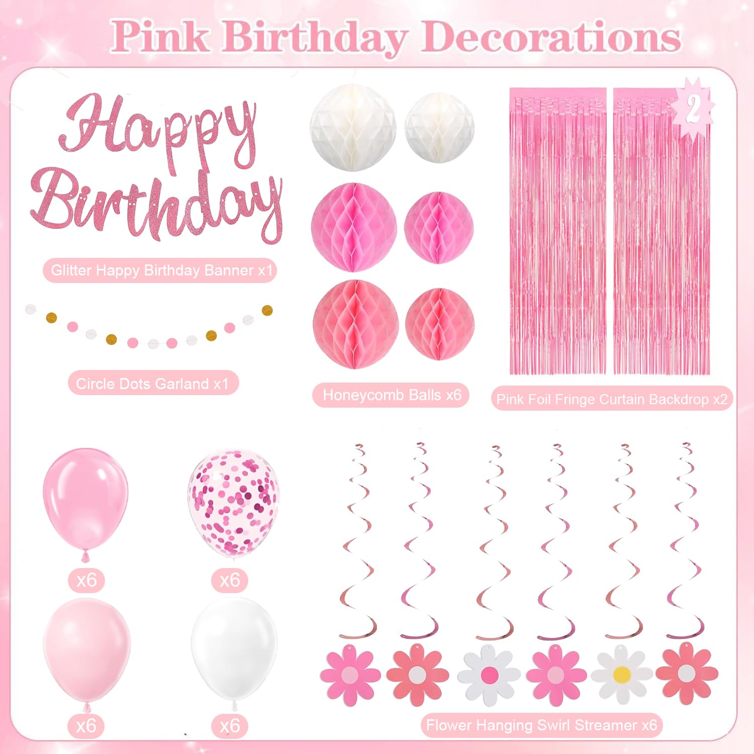 HEWUAUL pink curtain backdrop set creates a lush, reusable stage for celebrations.