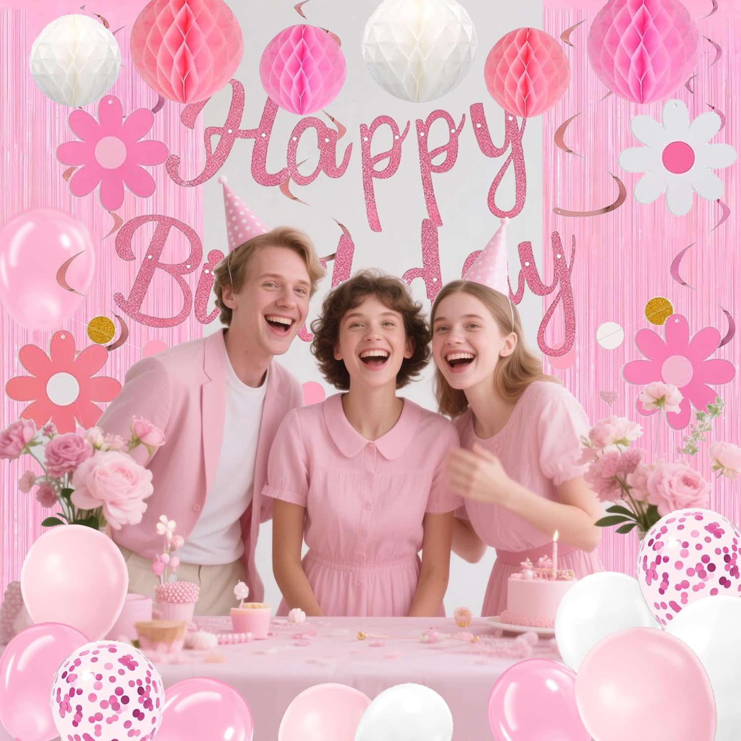 HEWUAUL preassembled birthday decor kit simplifies setup and keeps decor cohesive.