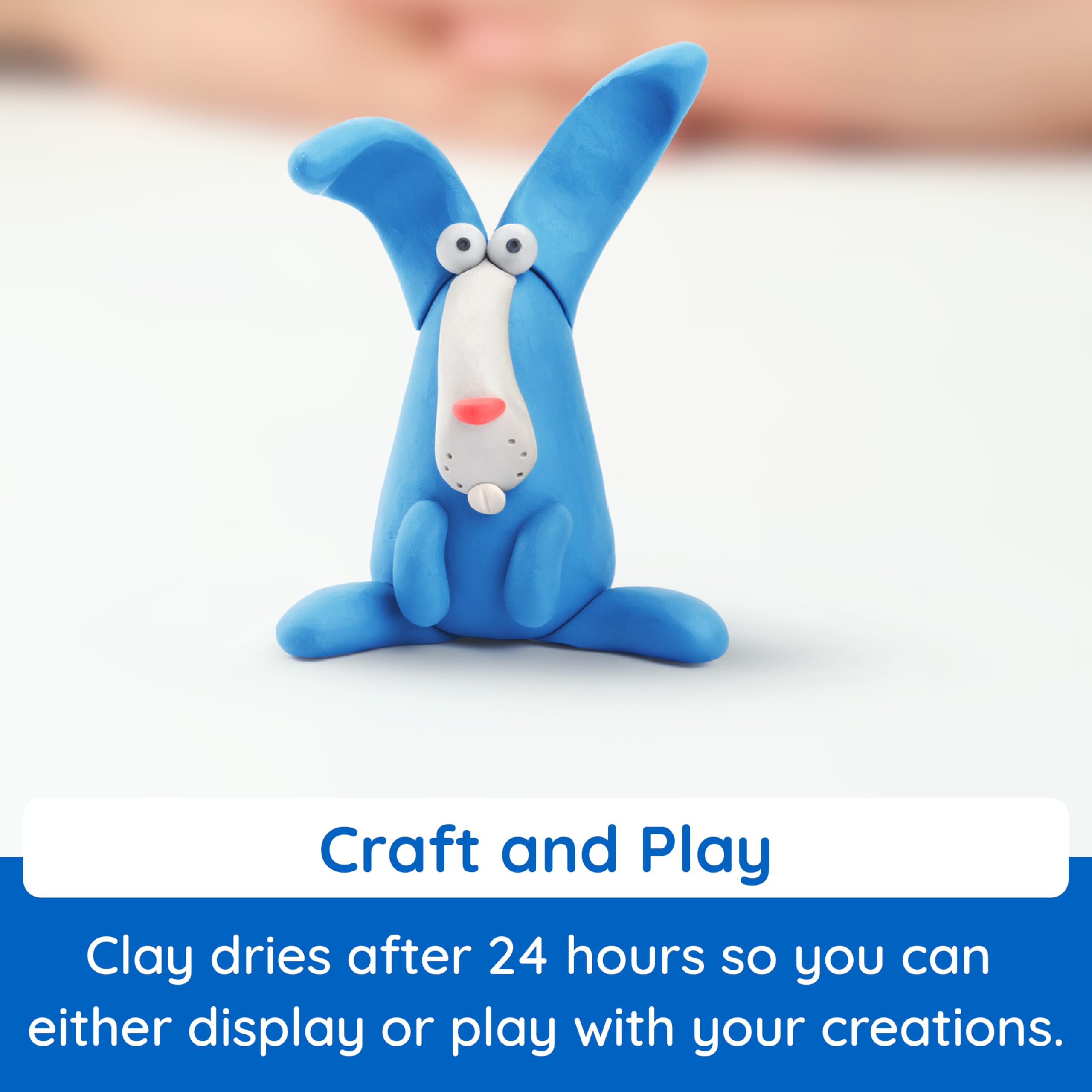 Hey Clay Animals kids crafts session with friends for creative learning at home