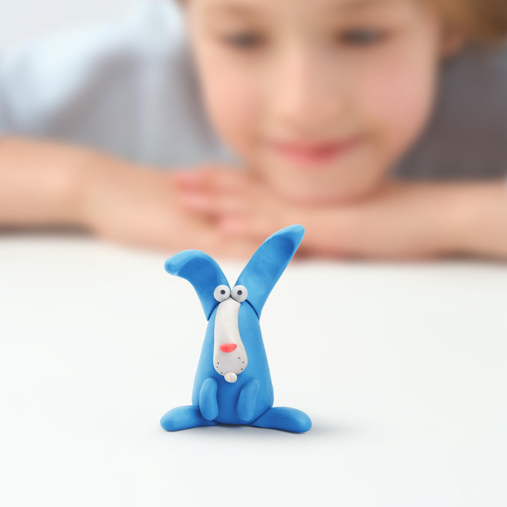 HEY CLAY Rabbit figure ready for imaginative scenes and display.