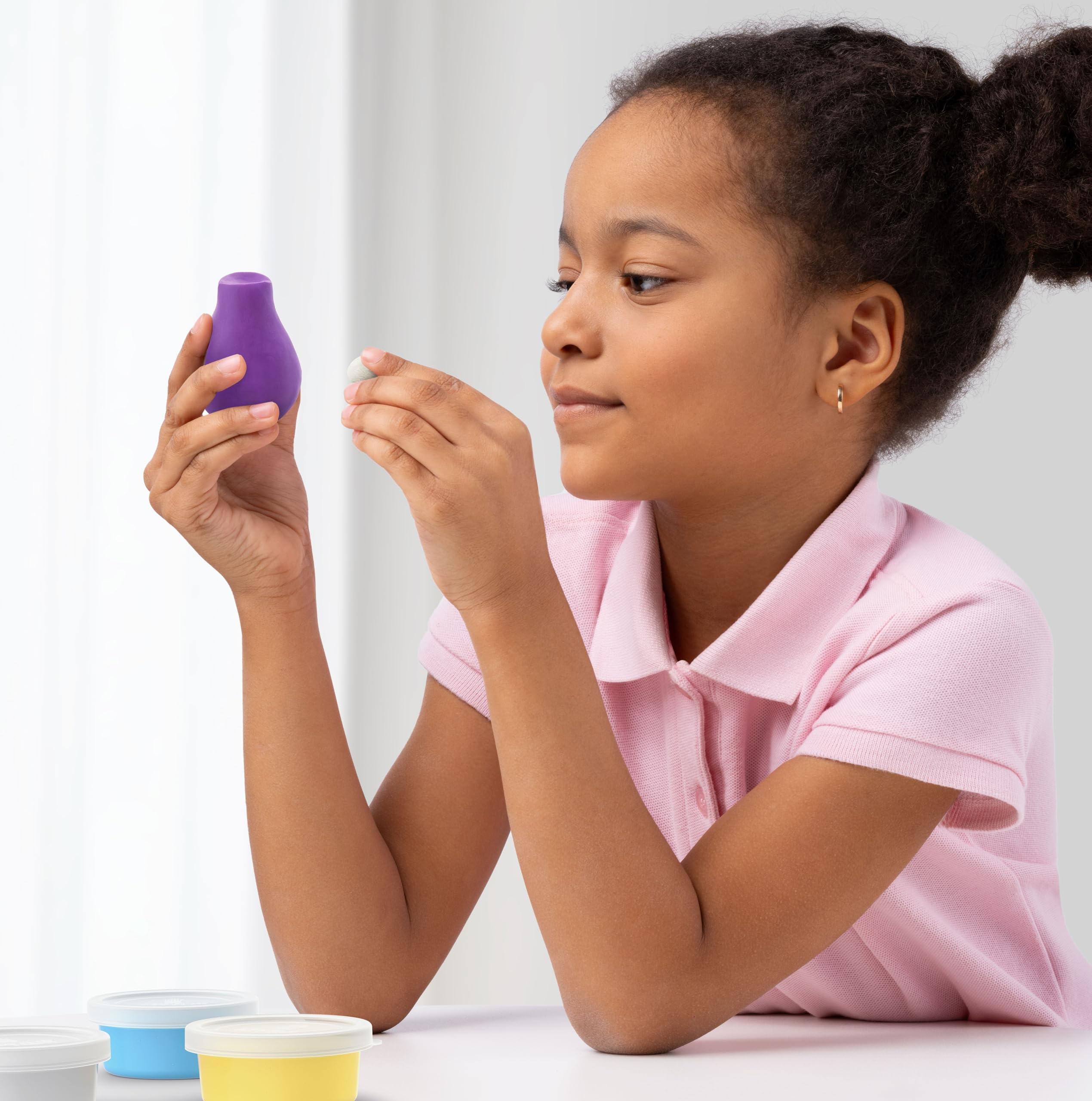HEY CLAY app-guided activity helps kids learn while sculpting.