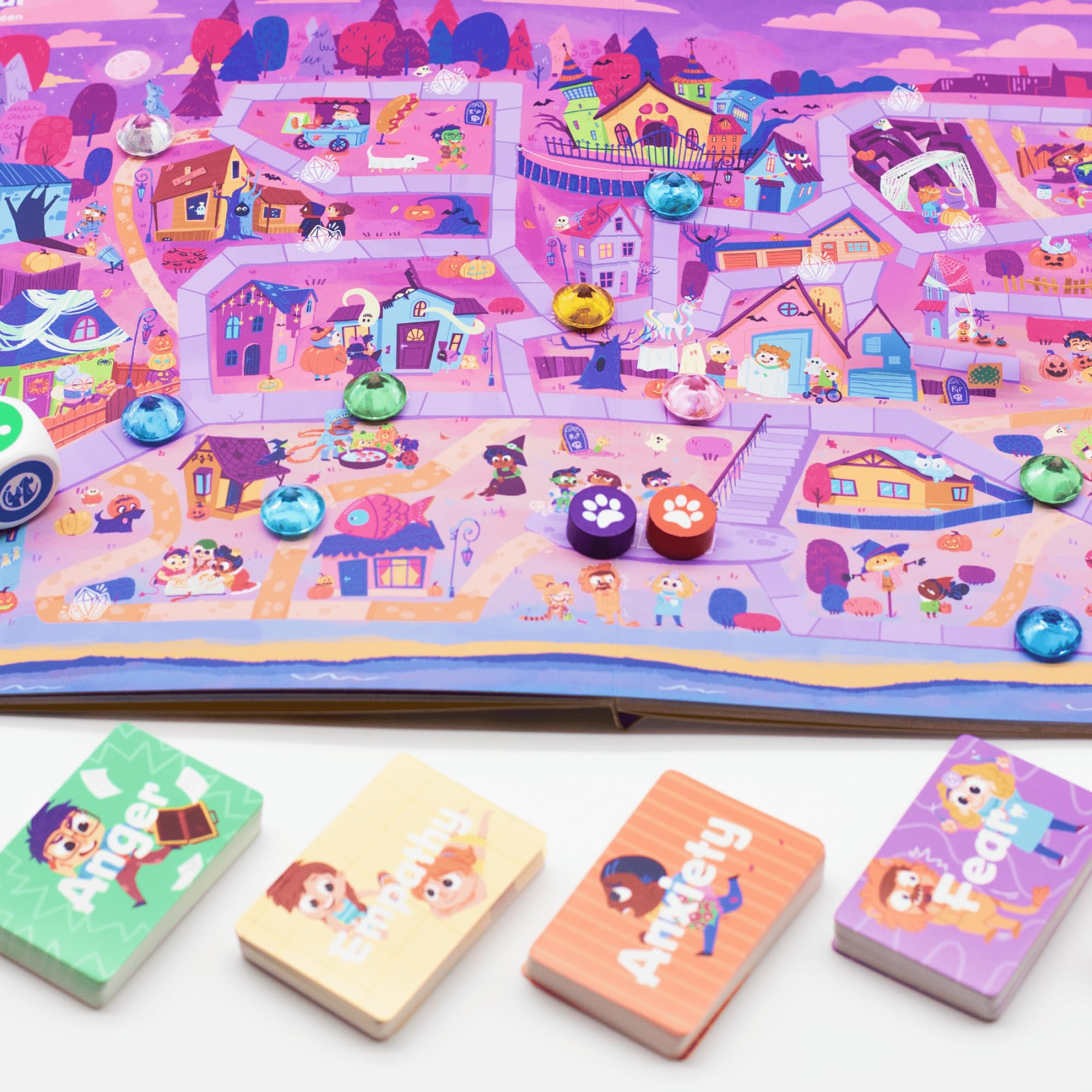 Hey Feelings Emotion Explorers card draw prompts kids to name feelings and start conversations.