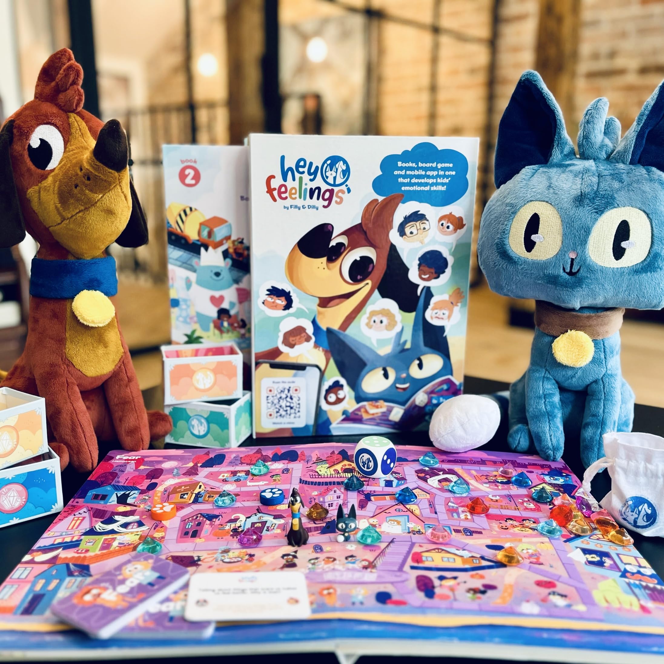 Hey Feelings Emotion Explorers positive play supports daily coping and social skills.