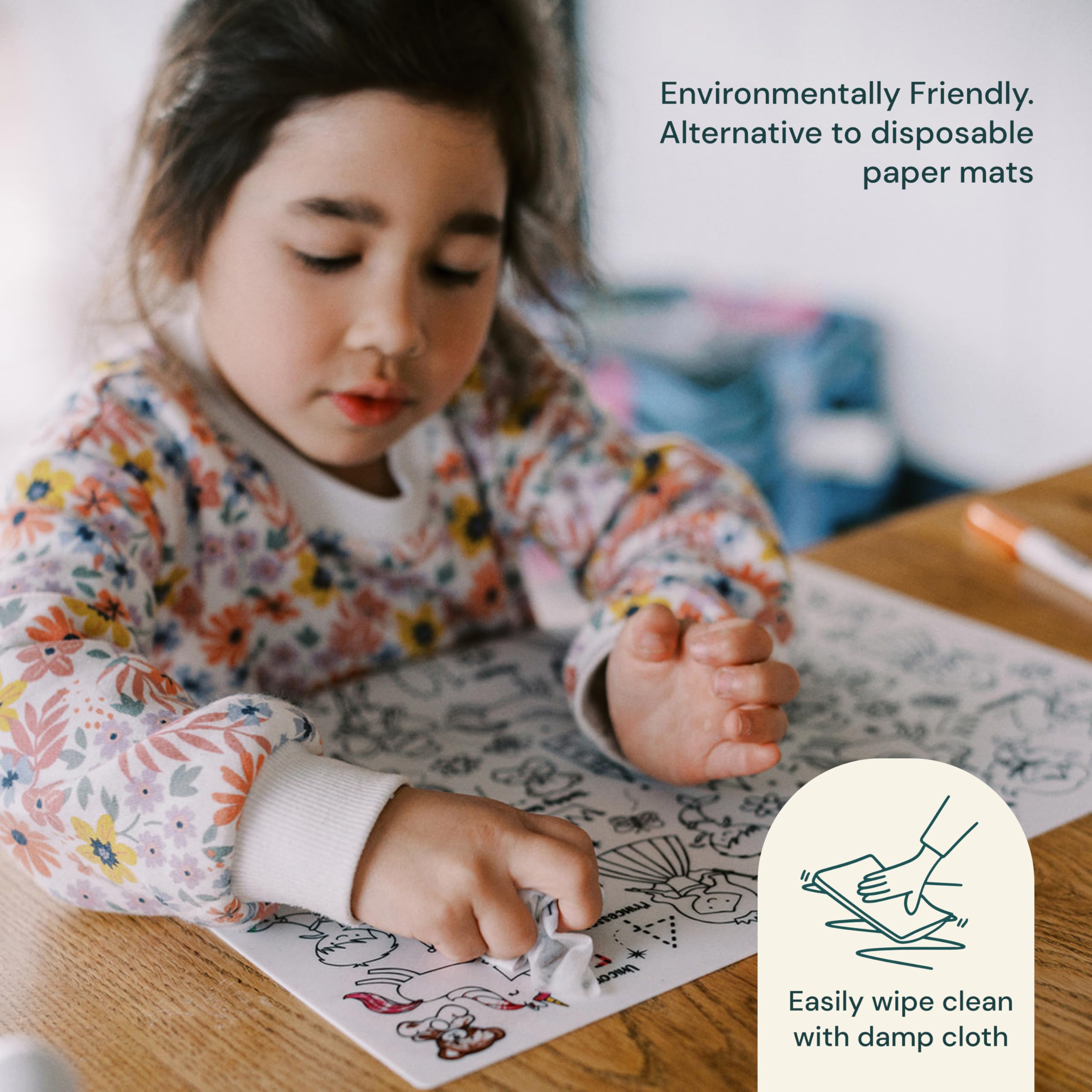 Great for home learning or on-the-go play without mess.