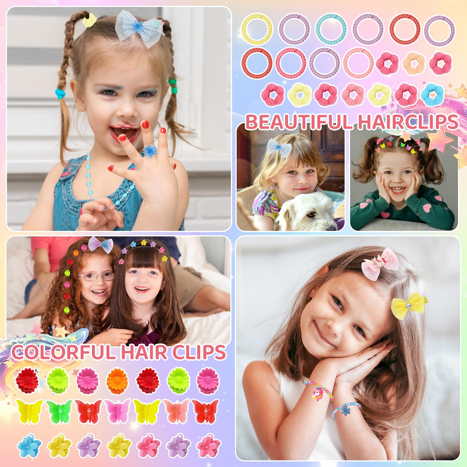 HEYDUOTON kid rings encourage imaginative styling