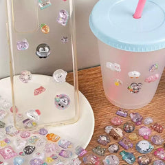 HEYFUMMAI 3D Puffy Stickers self-adhesive backing for scrapbooks.