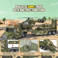 heygelo toddler army truck helicopter image: vivid lights enhance pretend flight scenes