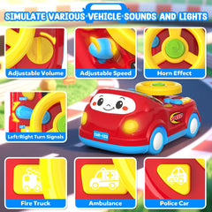 HeyGelo race car sounds mode adds excitement to pretend driving.