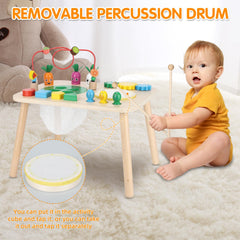 HEYLANDU activity table carrot harvest encourages pretend play and fine motor engagement