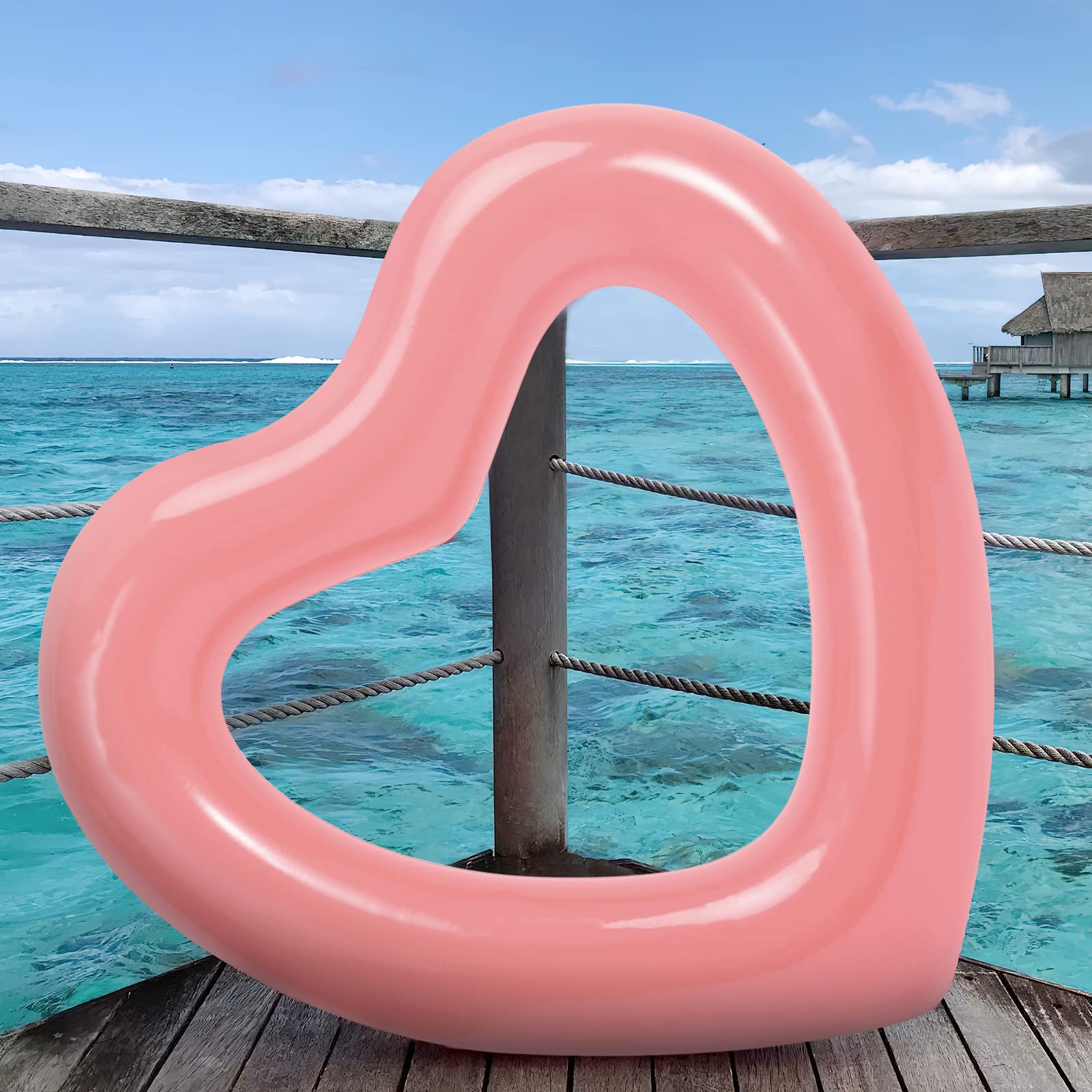 HeySplash bridal shower pool float as a playful decor piece