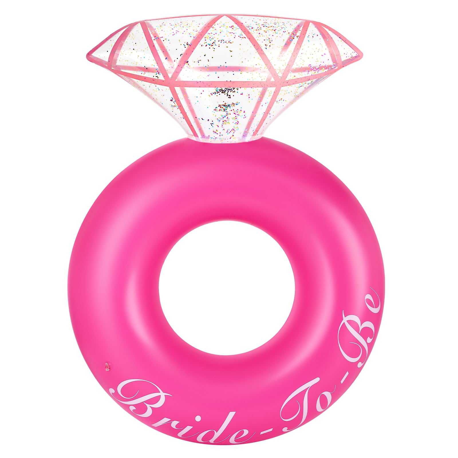 HeySplash diamond ring pool float for stylish photoshoots and pool fun at parties