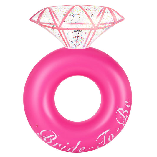 HeySplash diamond ring pool float for stylish photoshoots and pool fun at parties