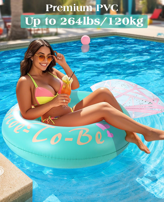 HeySplash engagement ring floatie ideal for weddings and celebrations.