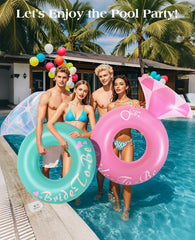 HeySplash large 49x35 inch float supports adults up to 265 lbs.