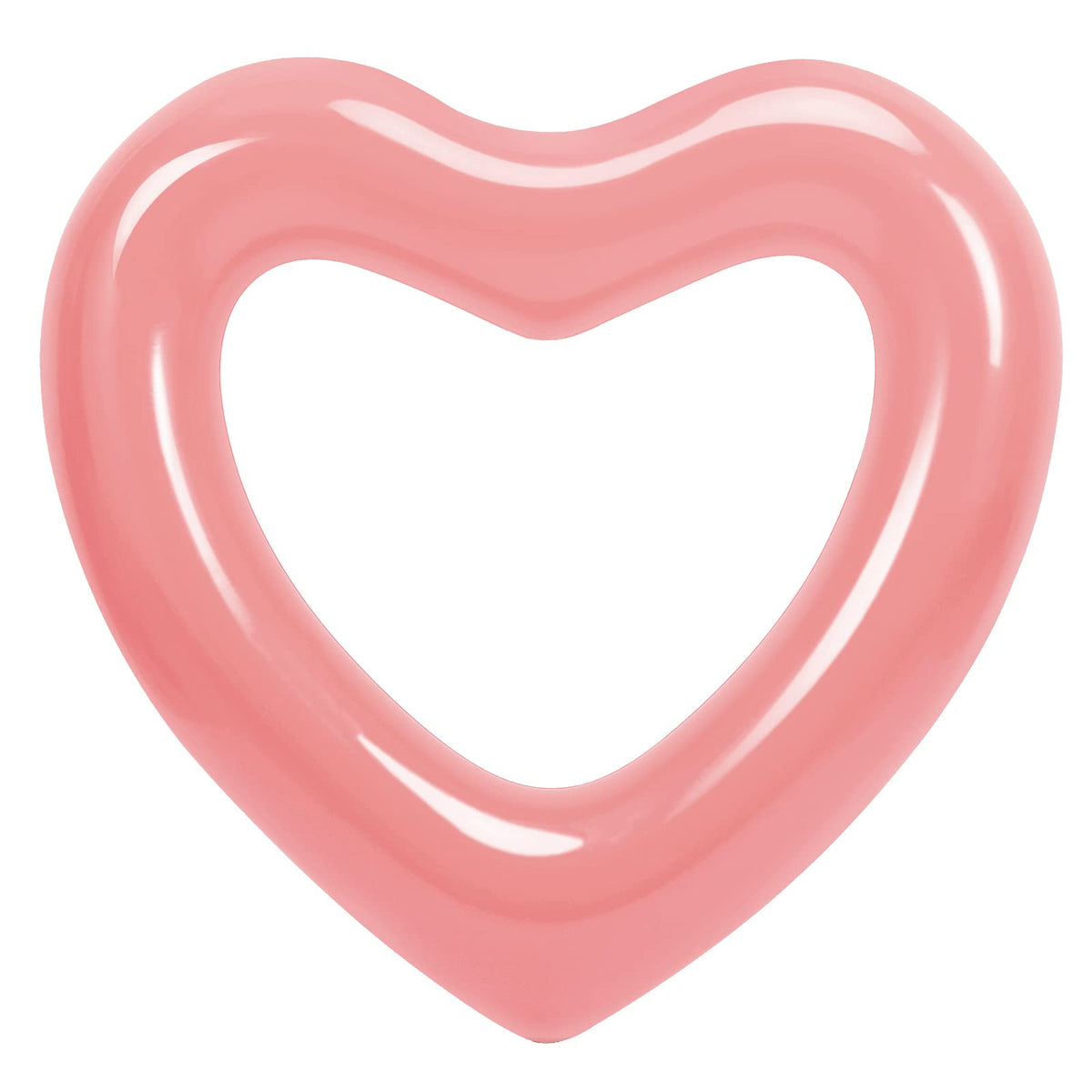 HeySplash heart pool float in rose gold, perfect for stylish photos and memory making
