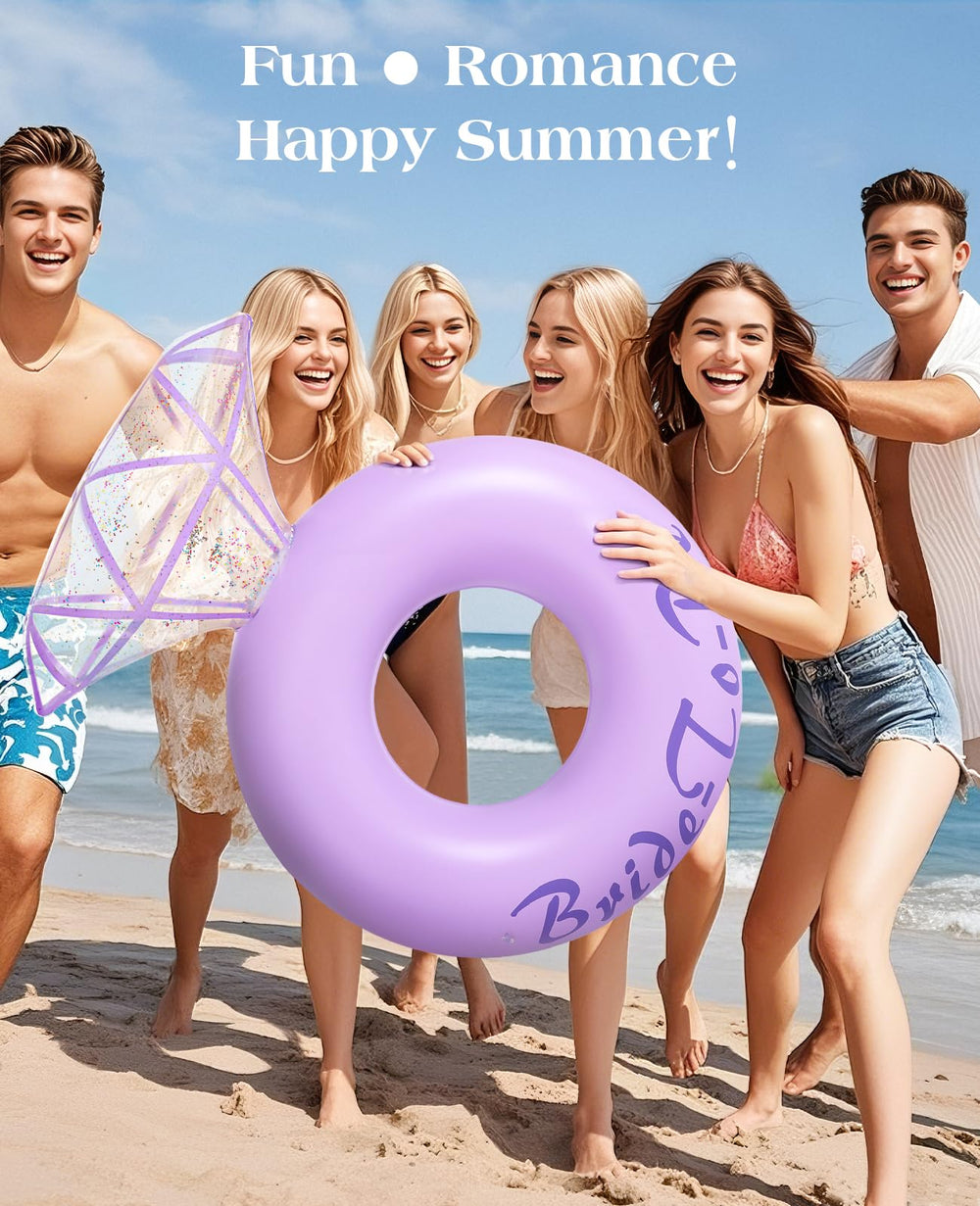 HeySplash large adult ring float supports up to 265 lbs for comfortable lounging