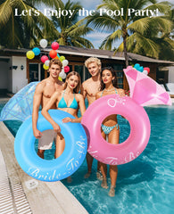 HeySplash pool float blue with soft edges emphasizes comfort during long sessions
