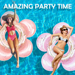 HeySplash quick inflation pool hammock saves setup time