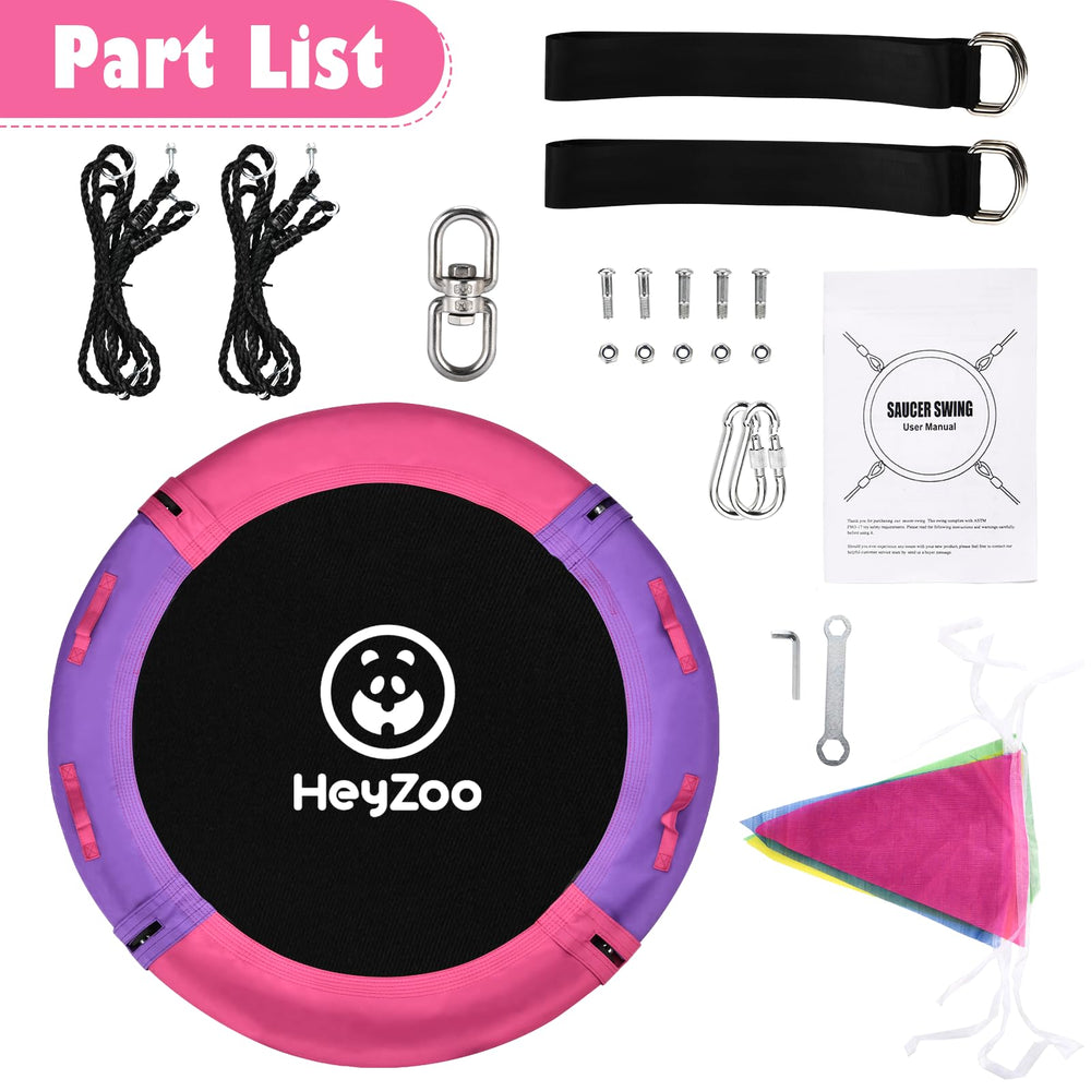 HeyZoo included straps and carabiners simplify setup