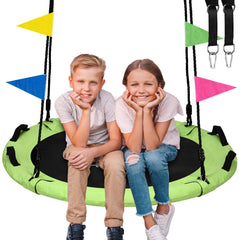 HeyZoo tree swing frame provides sturdy backyard fun and safety