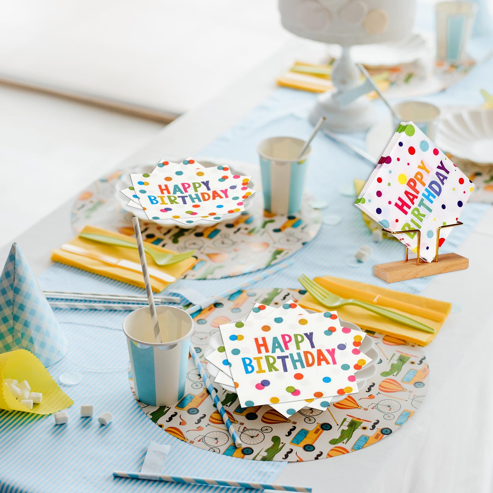 HFBOBP napkins ideal for birthdays and baby showers, boosting ambiance and convenience