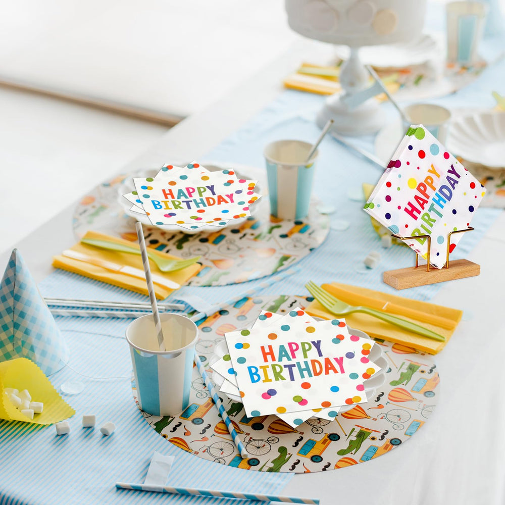 HFBOBP napkins ideal for birthdays and baby showers, boosting ambiance and convenience