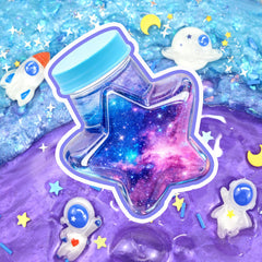 HFCHUPIN Mini Galaxy Slime Kit Cosmic colors: captivating palettes spark imagination