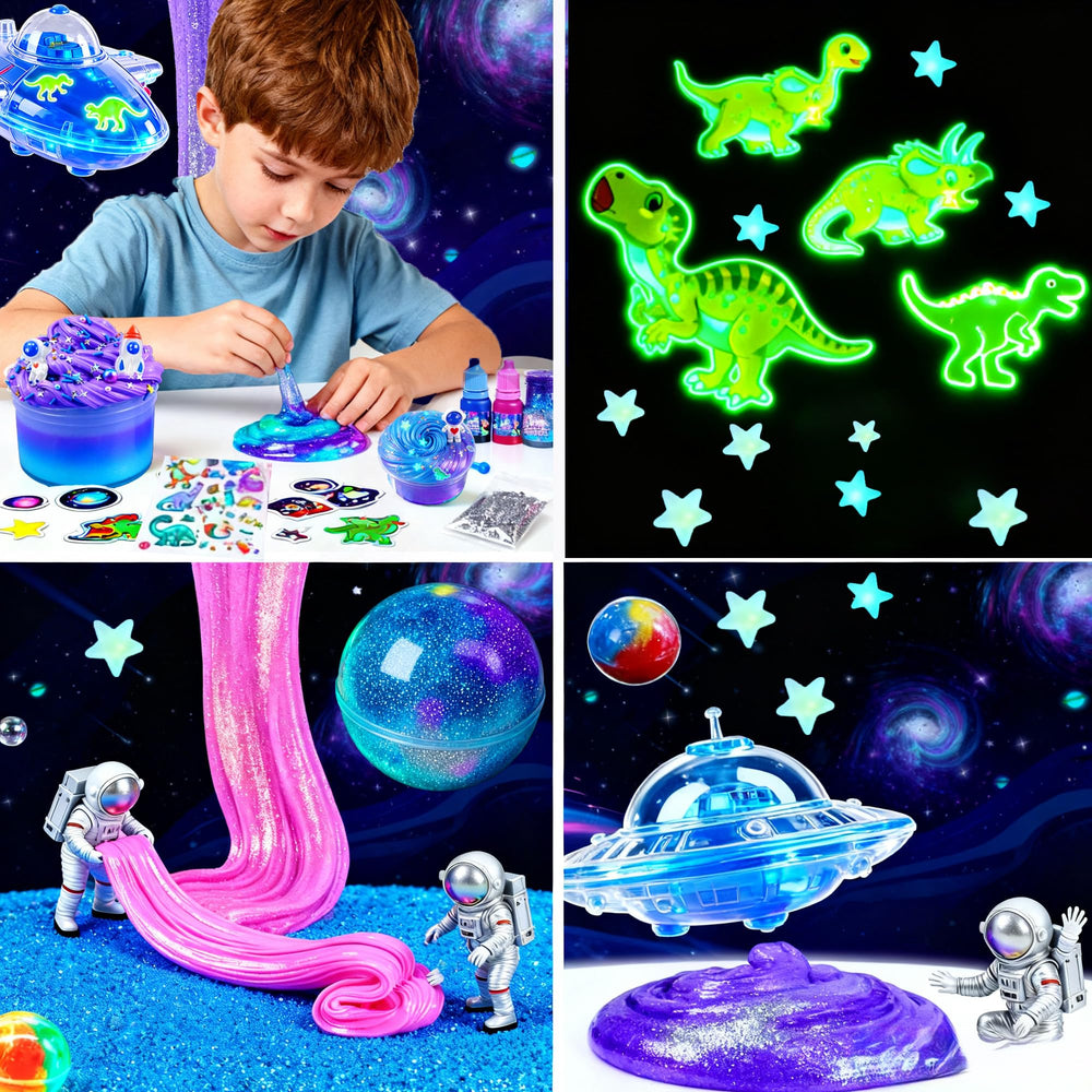 HFCHUPIN Mini Galaxy Slime Kit Desk fidgets: ideal for classroom or home use