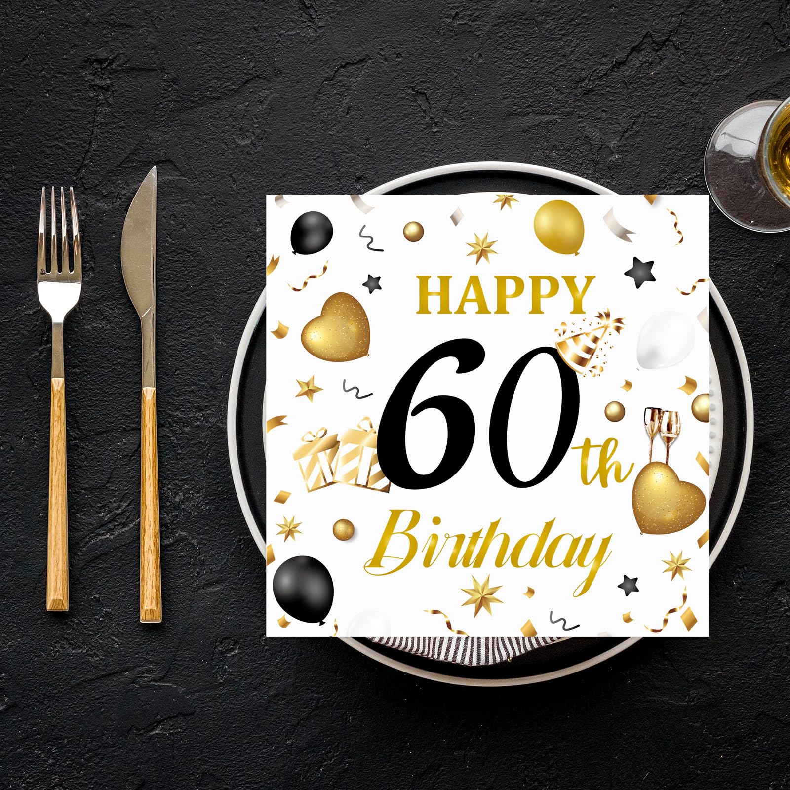 HFBOBP napkins pack on table ready for celebrations and easy cleanup.