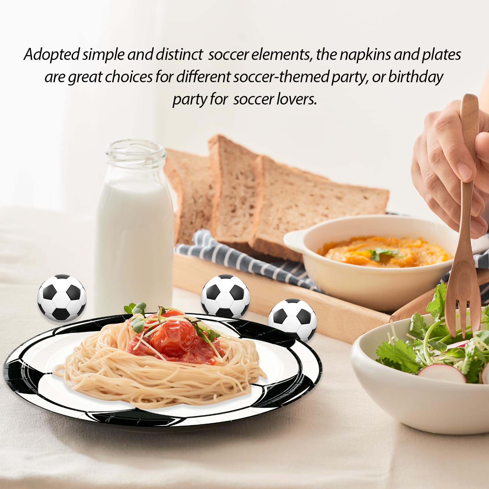 HFBOBP disposable, recyclable tableware saves cleanup time.