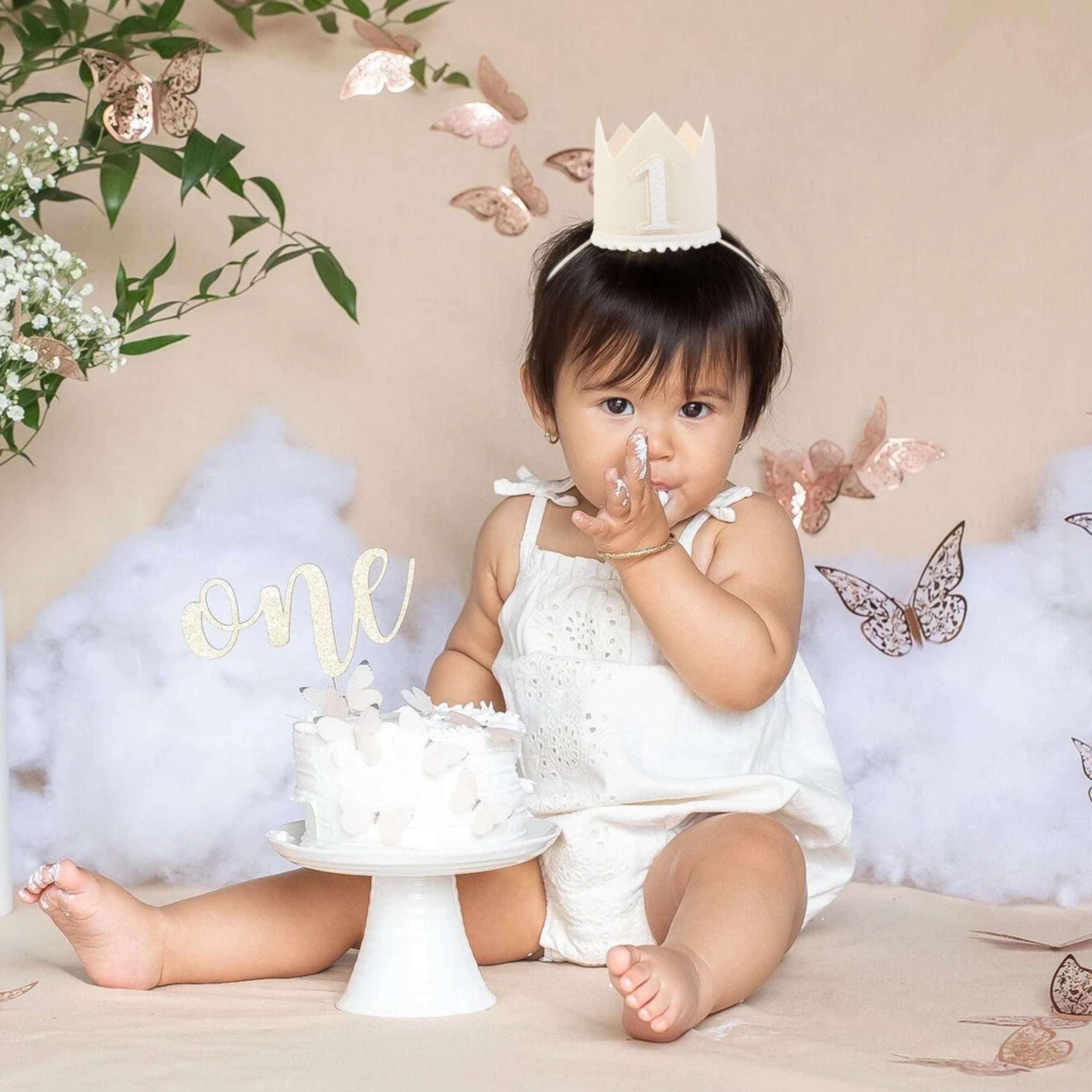 HGFC cake smash prop with milky crown, charming keepsake