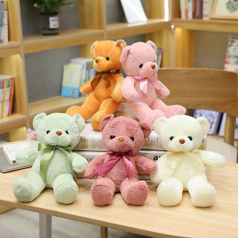 Hgplvxj pink teddy bear displayed as bedroom decor