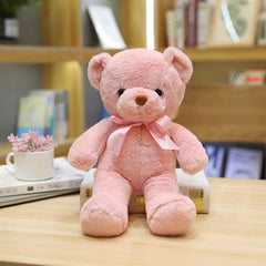 Close-up of Hgplvxj teddy bear fabric texture and plush softness
