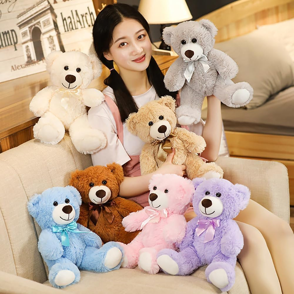 Hgplvxj blue teddy bear decor accent for living room