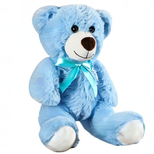 Hgplvxj blue teddy bear cozy playtime companion