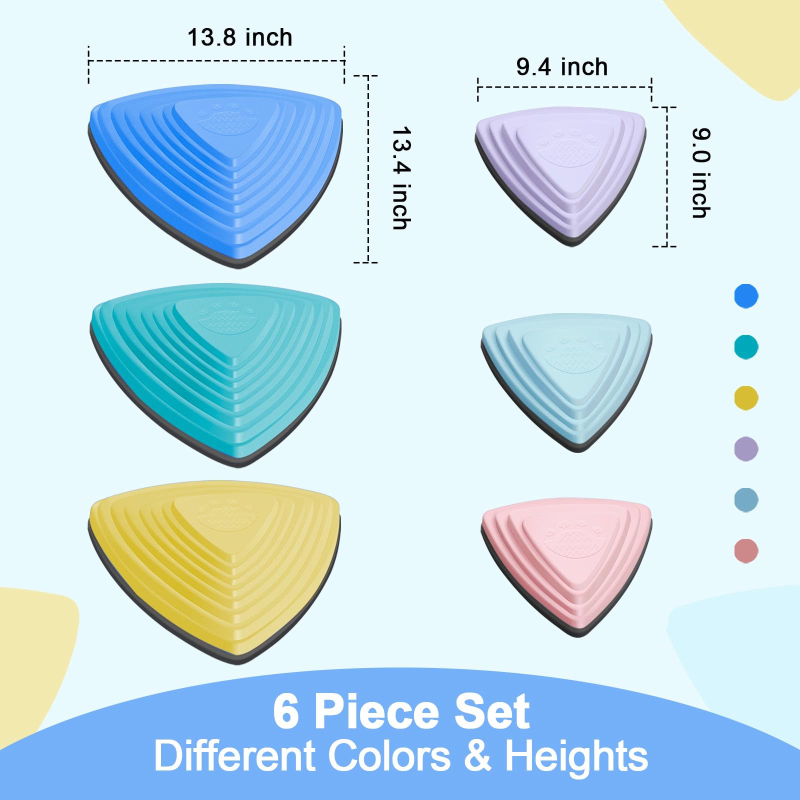 HHH HIKECUCAN indoor-outdoor play: versatile stones usable on carpet, lawn, or floor.