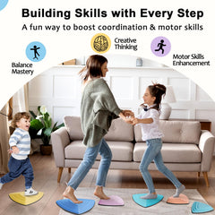 HHH HIKECUCAN non-slip rubber base rocks: stable surface for indoor and outdoor balance drills.