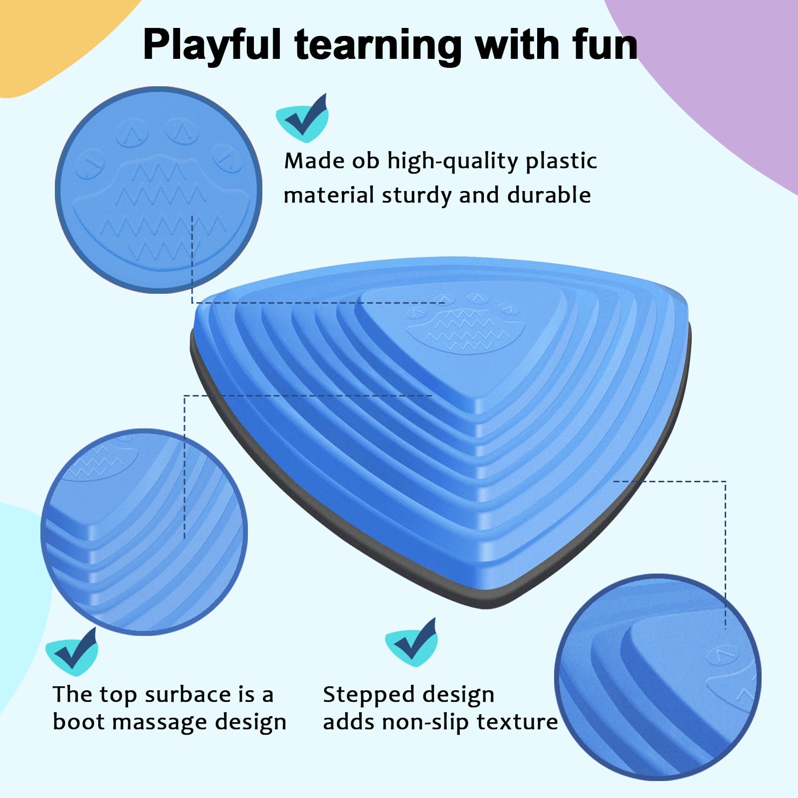 HHH HIKECUCAN safe durable PP material: non-toxic, odorless construction for worry-free play.