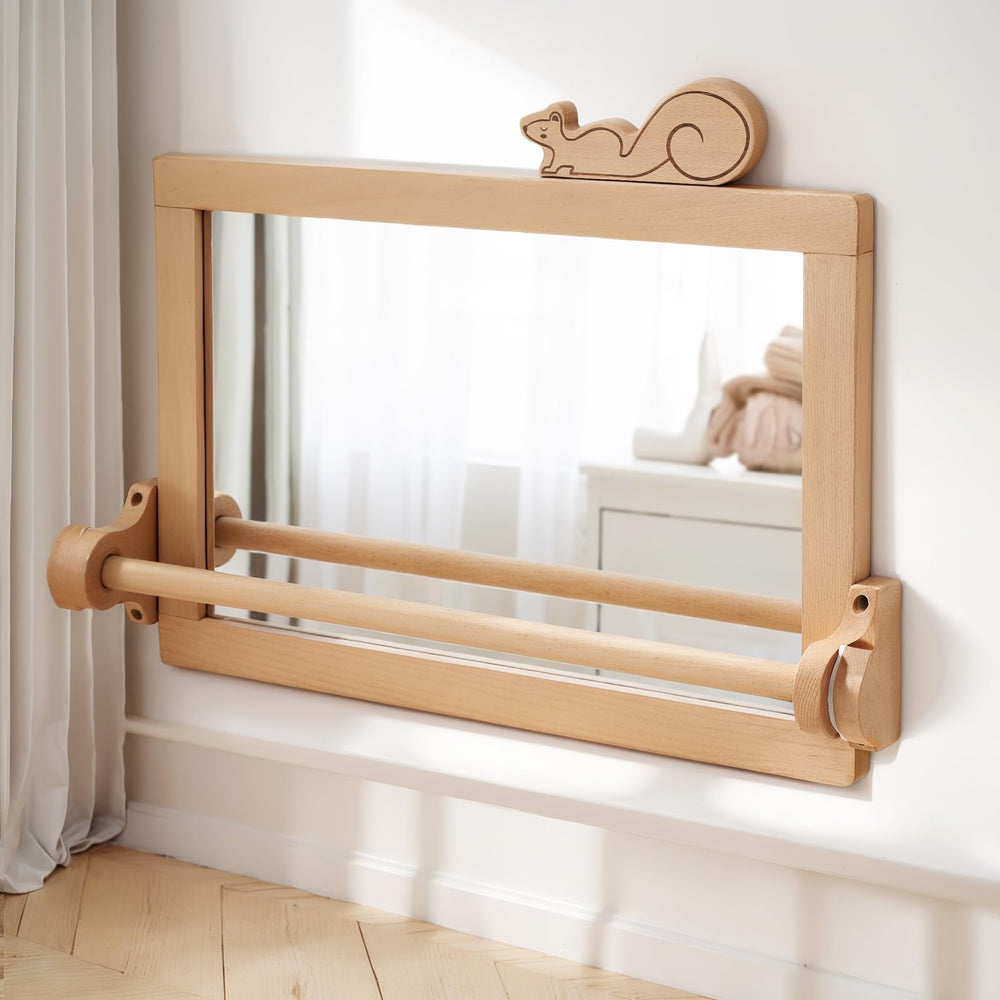 HI BABY MONMENT montessori mirror supports early self-recognition during safe play.