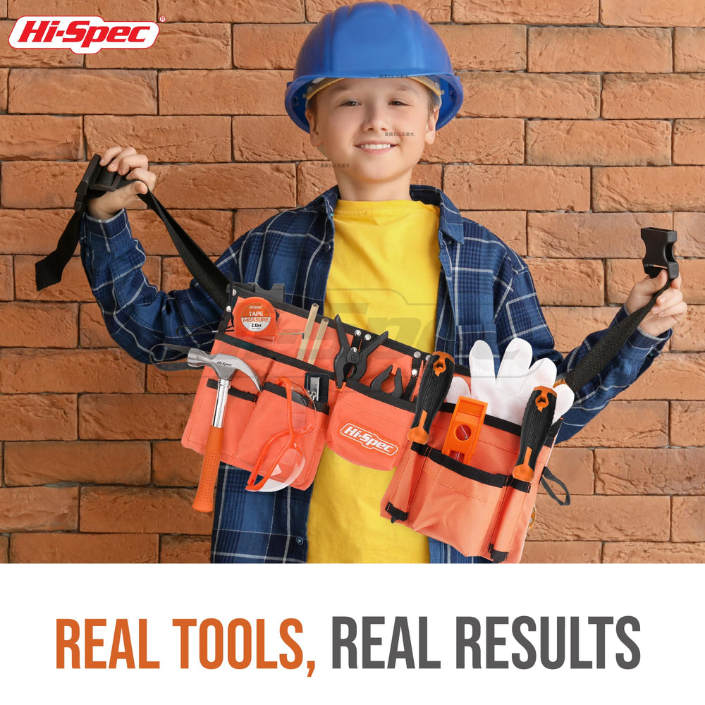 Hi-Spec orange kids tool kit protective glasses for eye safety