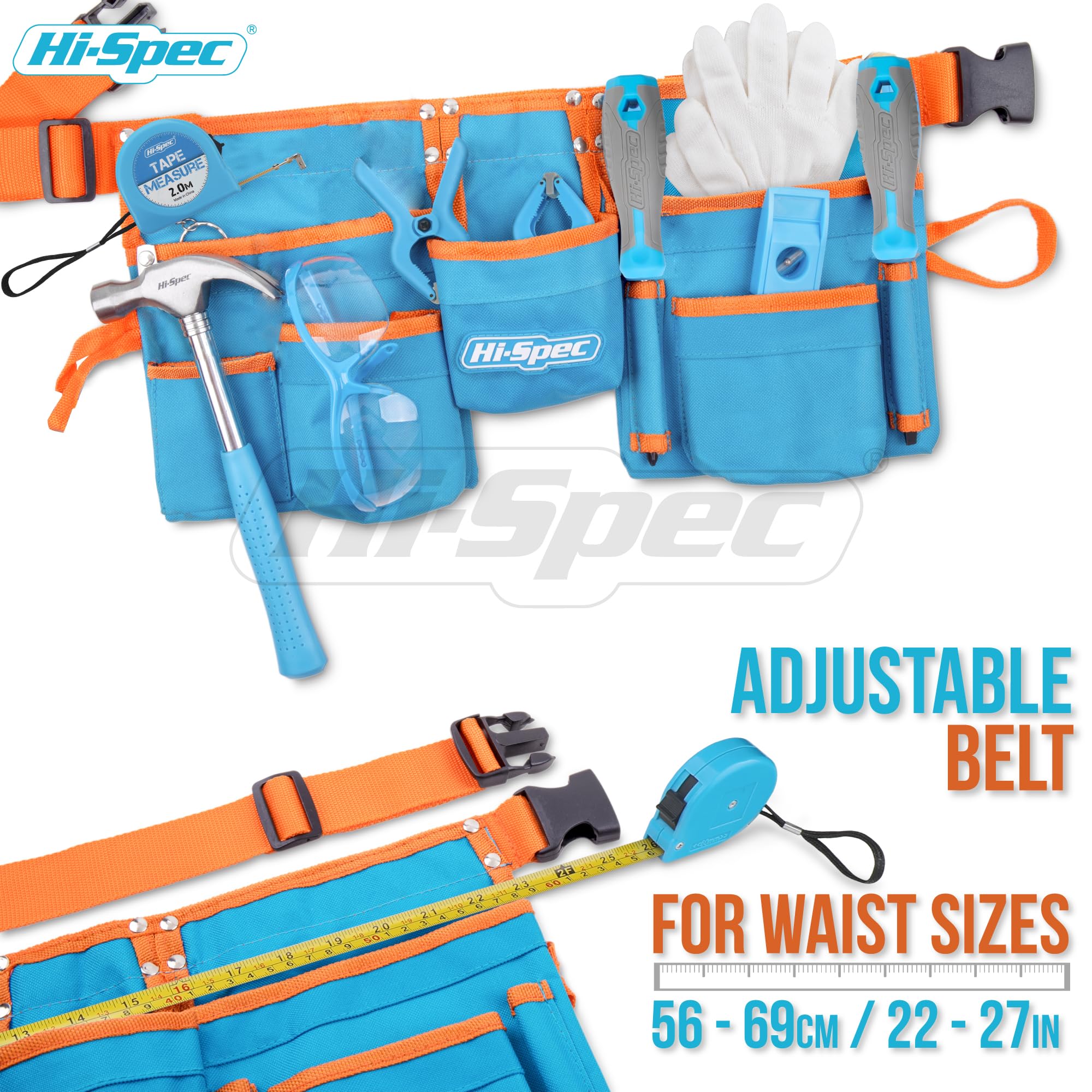 Hi-Spec 2m retractable tape measure for practicing precise measuring.