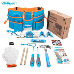Hi-Spec safety gear—dust glasses and cotton gloves—for comfortable protection during projects.