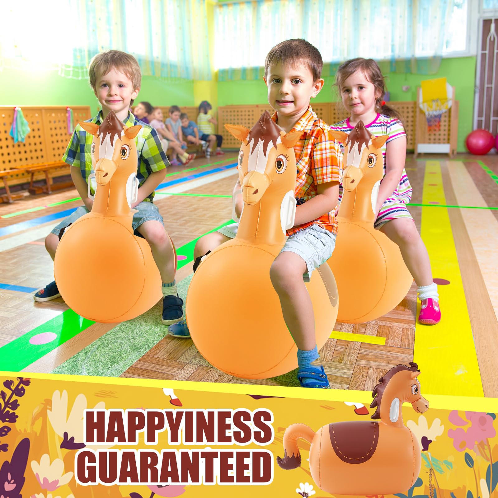 Hiboom kids enjoy safe hopping and active play indoors or outdoors