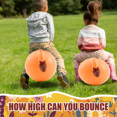 Hiboom weighted bottom design improves balance while bouncing