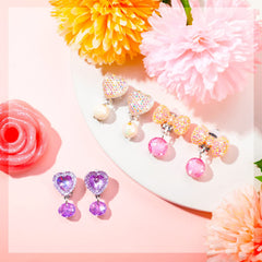 Hicarer butterfly clip-on earrings, perfect for parties and imaginative play.