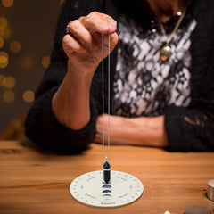 Hicarer dowsing set presented as altar-ready kit