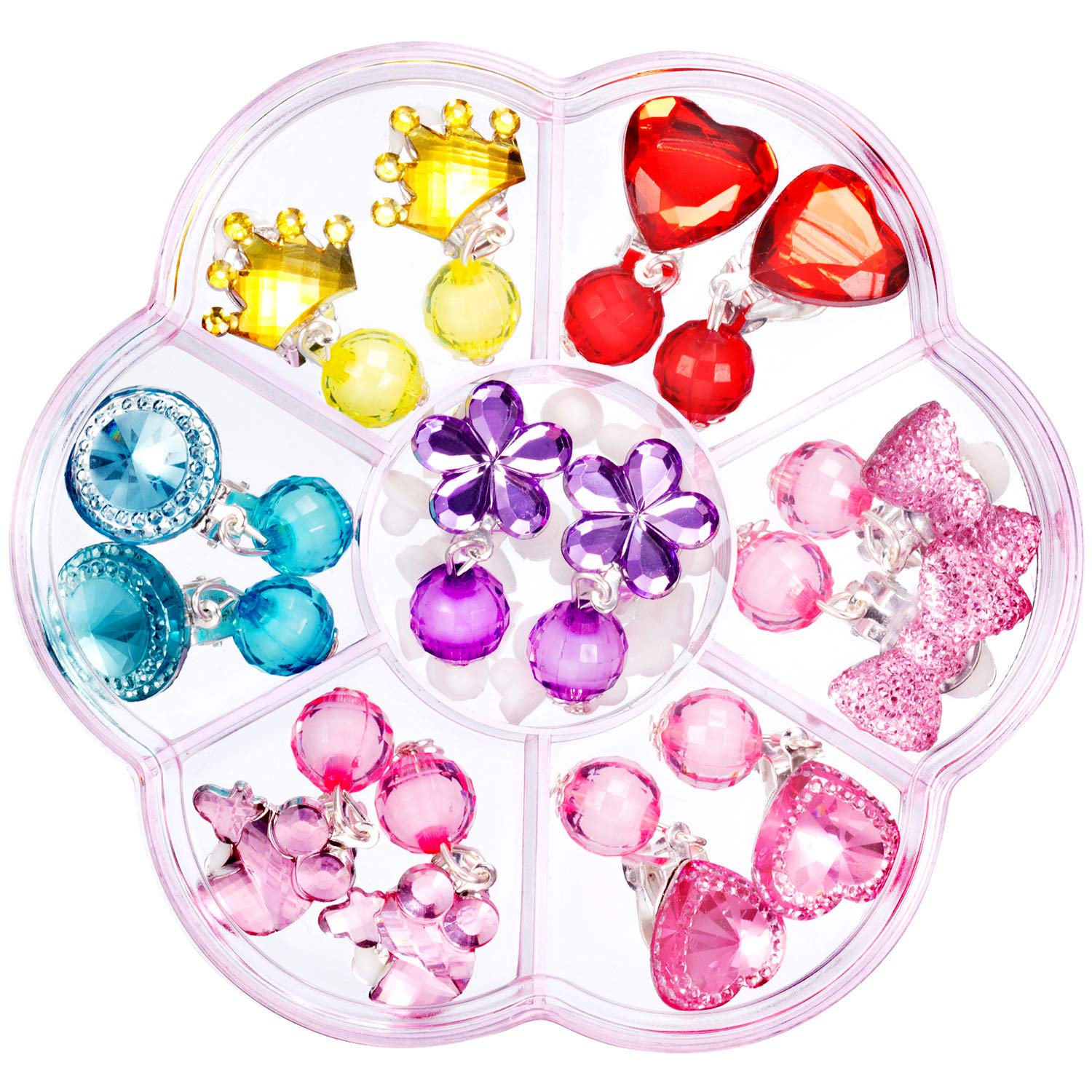 Hicarer easy-to-wear clip-on earrings for kids