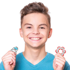 Hicarer fidget toys with durable metal and silicone feel
