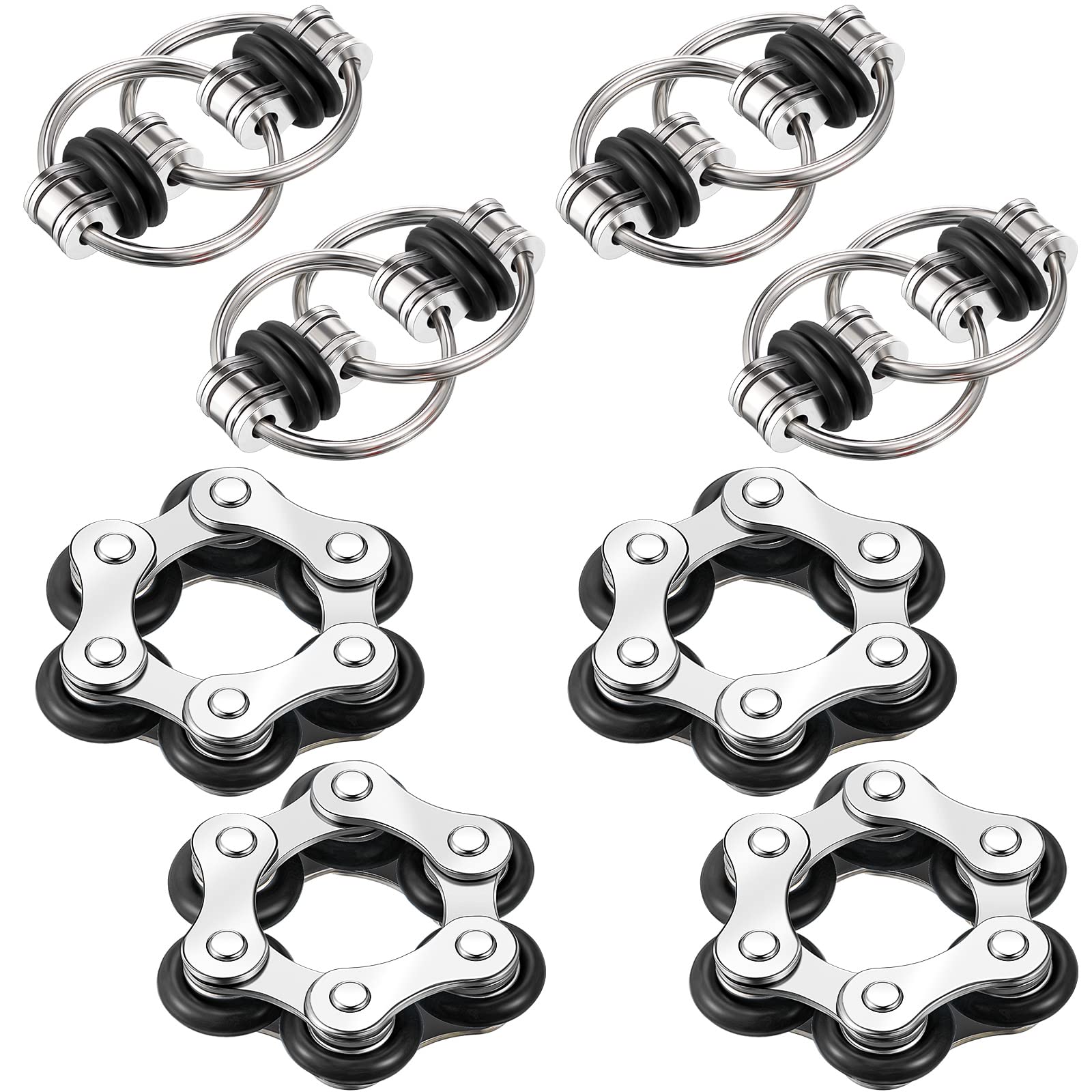 Hicarer flippy roller chain toy for desk use and tactile relief