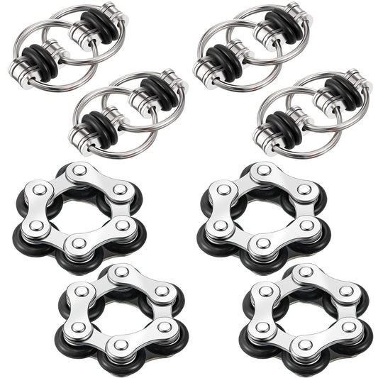 Hicarer flippy roller chain toy for desk use and tactile relief